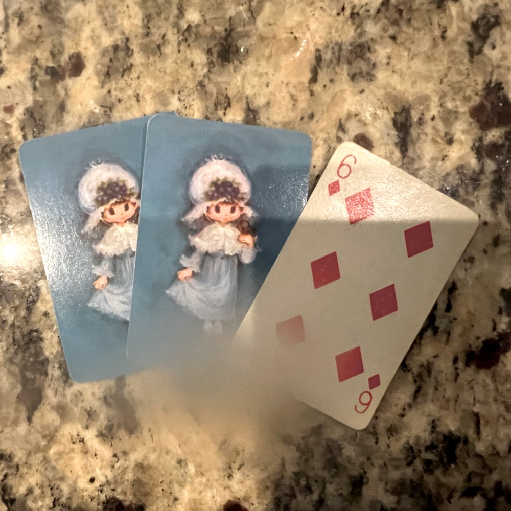 Hallmark Charmers vintage mini playing cards, made in USA